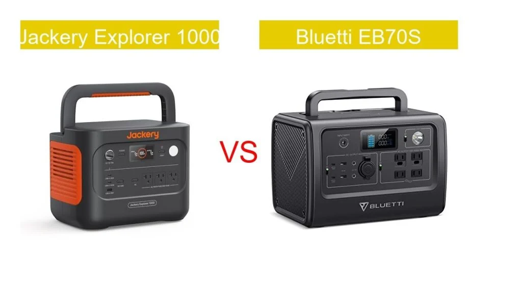 Jackery 1000 vs Bluetti EB70