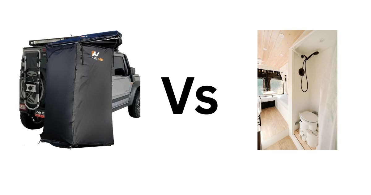 Camper Shower Tent vs Built-in Shower: Which Works Better?