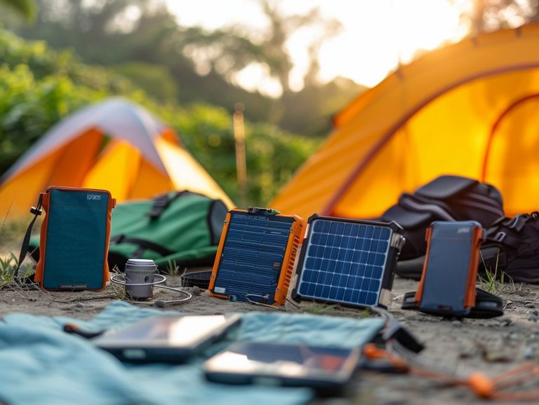 Best Solar Chargers for Camping and RV Trips