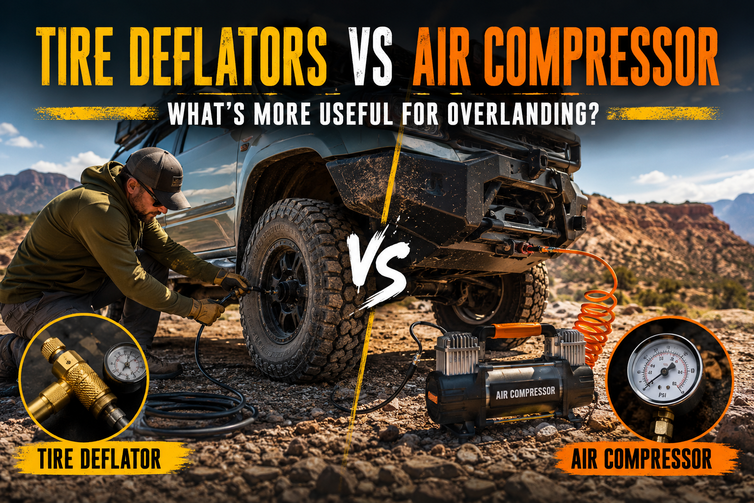 tire deflators vs air compressor