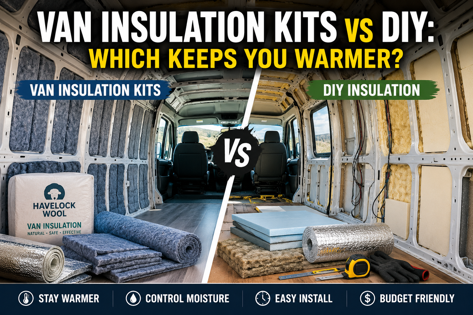 van insulation kits vs diy