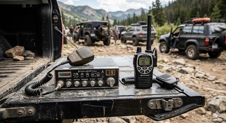 Handheld vs. Mobile-Mounted Radios for Overlanding